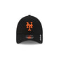 New York Mets Visor Script 9FORTY Adjustable Hat