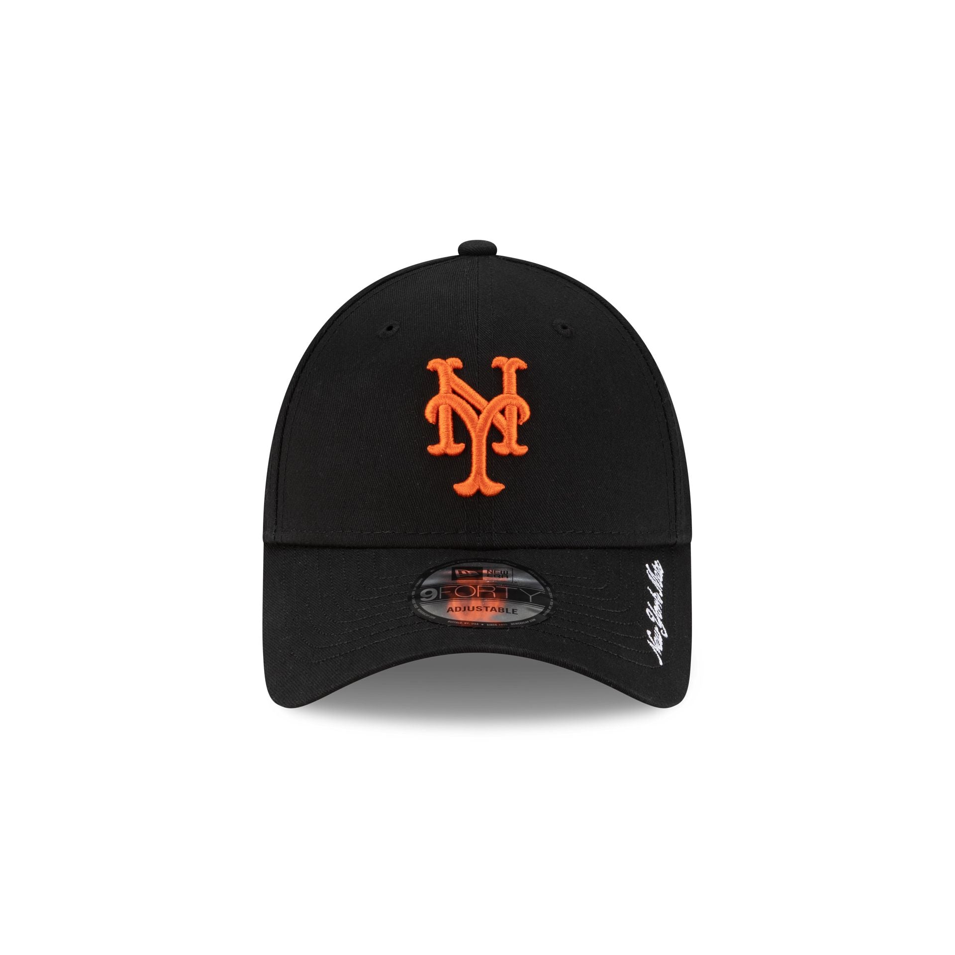 New York Mets Visor Script 9FORTY Adjustable Hat