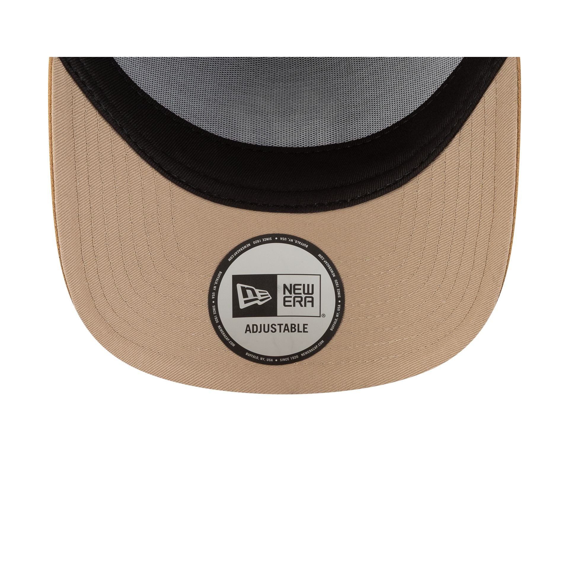 ニューヨーク New York Yankees Camel Suede Visor 9FORTY A-Frame Snapback Hat