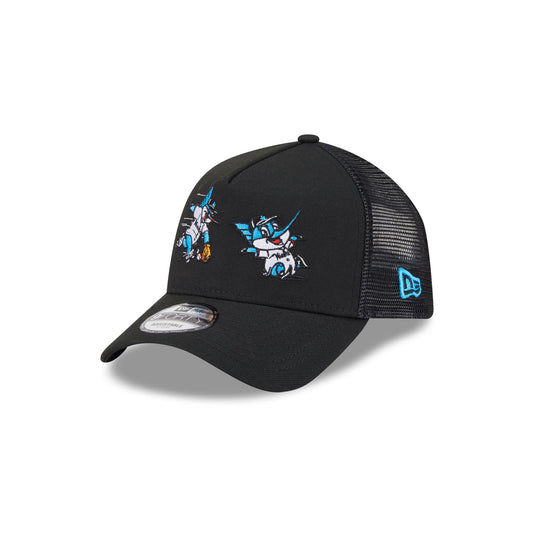 Miami Marlins Generation Mascots 9FORTY A-Frame Trucker Hat - New Era Cap