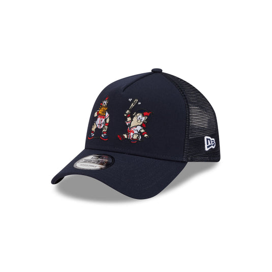 Atlanta Braves Generation Mascots 9FORTY A-Frame Trucker Hat - New Era Cap