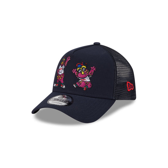 Cleveland Guardians Generation Mascots 9FORTY A-Frame Trucker Hat - New Era Cap