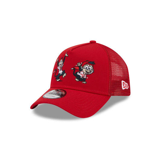 Los Angeles Angels Generation Mascots 9FORTY A-Frame Trucker Hat - New Era Cap