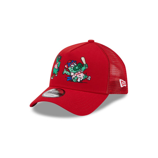Philadelphia Phillies Generation Mascots 9FORTY A-Frame Trucker Hat - New Era Cap