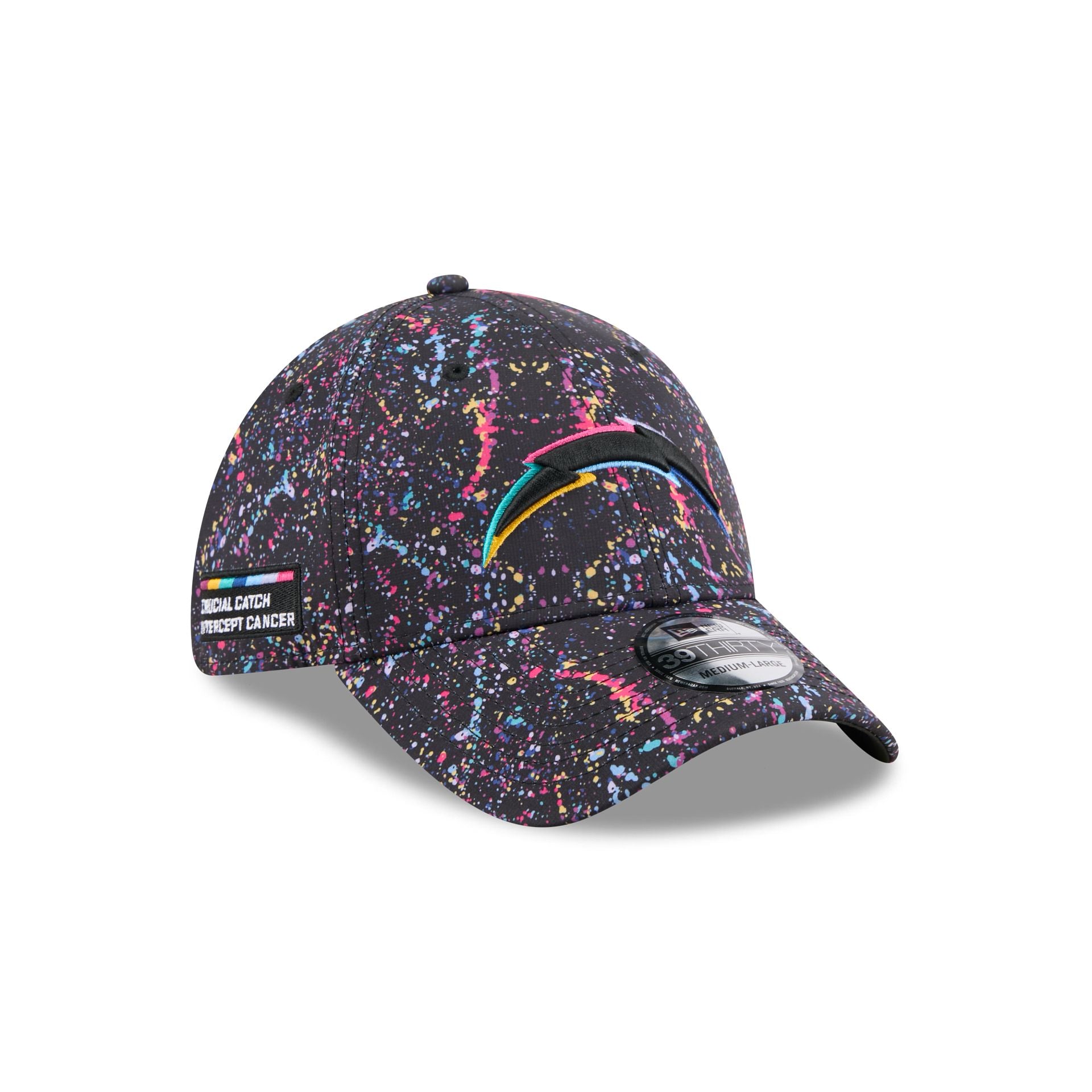 Los Angeles Chargers 2025 Crucial Catch 39THIRTY Stretch Fit Hat – New ...