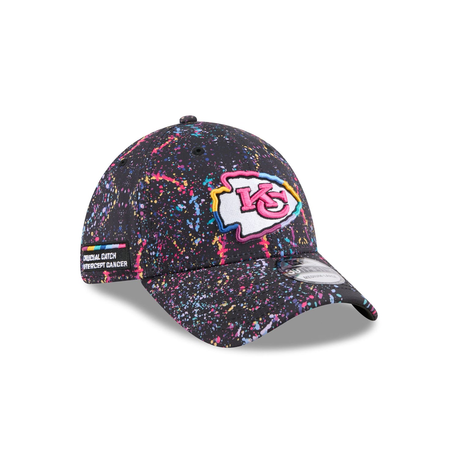 Kansas City Chiefs 2025 Crucial Catch 39THIRTY Stretch Fit Hat