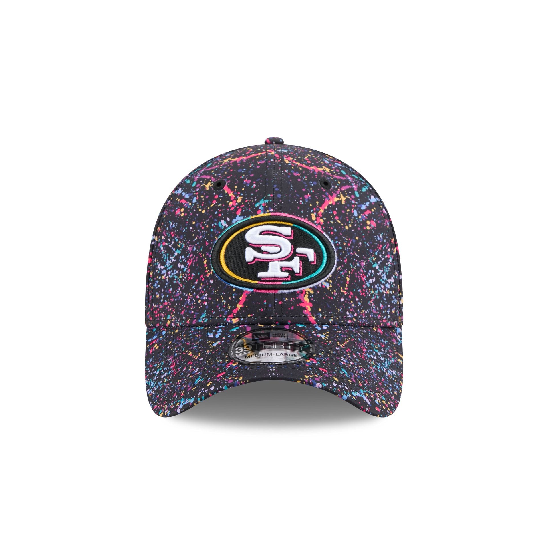 San Francisco 49ers 2025 Crucial Catch 39THIRTY Stretch Fit Hat