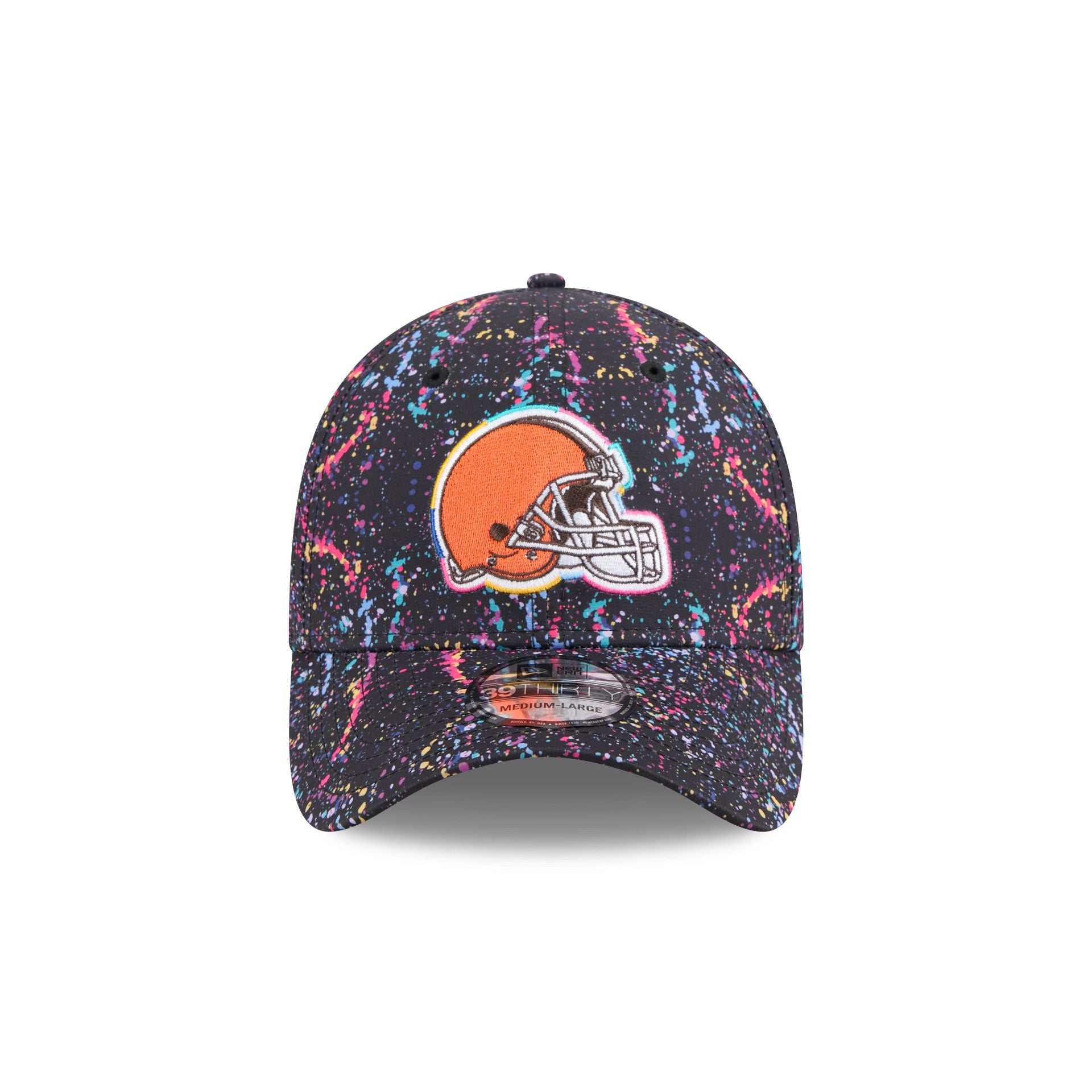Cleveland Browns 2025 Crucial Catch 39THIRTY Stretch Fit Hat