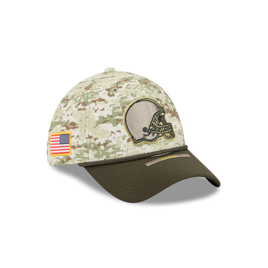 Cleveland Browns 2025 Salute to Service Digi Camo 39THIRTY Stretch Fit Hat - New Era Cap