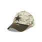 Dallas Cowboys 2025 Salute to Service Digi Camo 39THIRTY Stretch Fit Hat