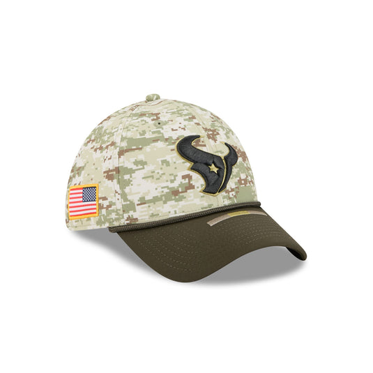 Houston Texans 2025 Salute to Service Digi Camo 39THIRTY Stretch Fit Hat - New Era Cap