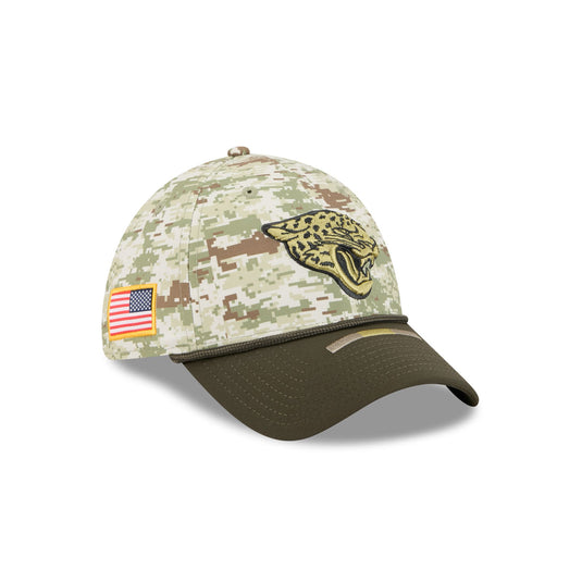 Jacksonville Jaguars 2025 Salute to Service Digi Camo 39THIRTY Stretch Fit Hat - New Era Cap