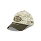 San Francisco 49ers 2025 Salute to Service Digi Camo 39THIRTY Stretch Fit Hat