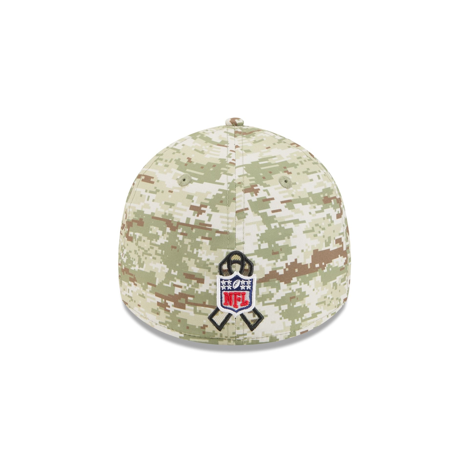 New York Giants 2025 Salute to Service Digi Camo 39THIRTY Stretch Fit Hat