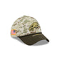 Philadelphia Eagles 2025 Salute to Service Digi Camo 39THIRTY Stretch Fit Hat