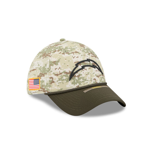 Los Angeles Chargers 2025 Salute to Service Digi Camo 39THIRTY Stretch Fit Hat - New Era Cap
