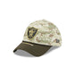 Las Vegas Raiders 2025 Salute to Service Digi Camo 39THIRTY Stretch Fit Hat