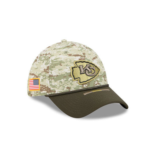Kansas City Chiefs 2025 Salute to Service Digi Camo 39THIRTY Stretch Fit Hat - New Era Cap