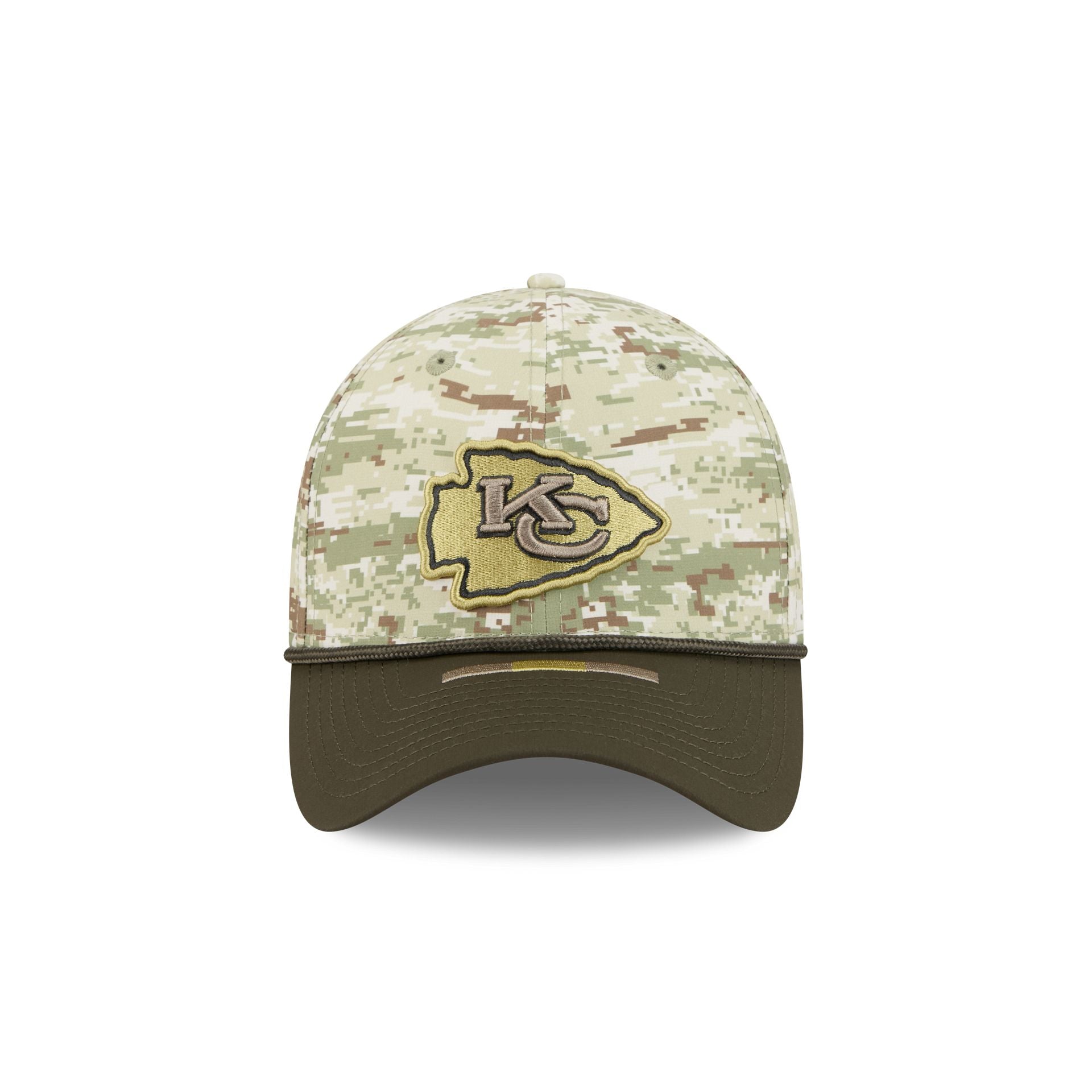 Kansas City Chiefs 2025 Salute to Service Digi Camo 39THIRTY Stretch Fit Hat