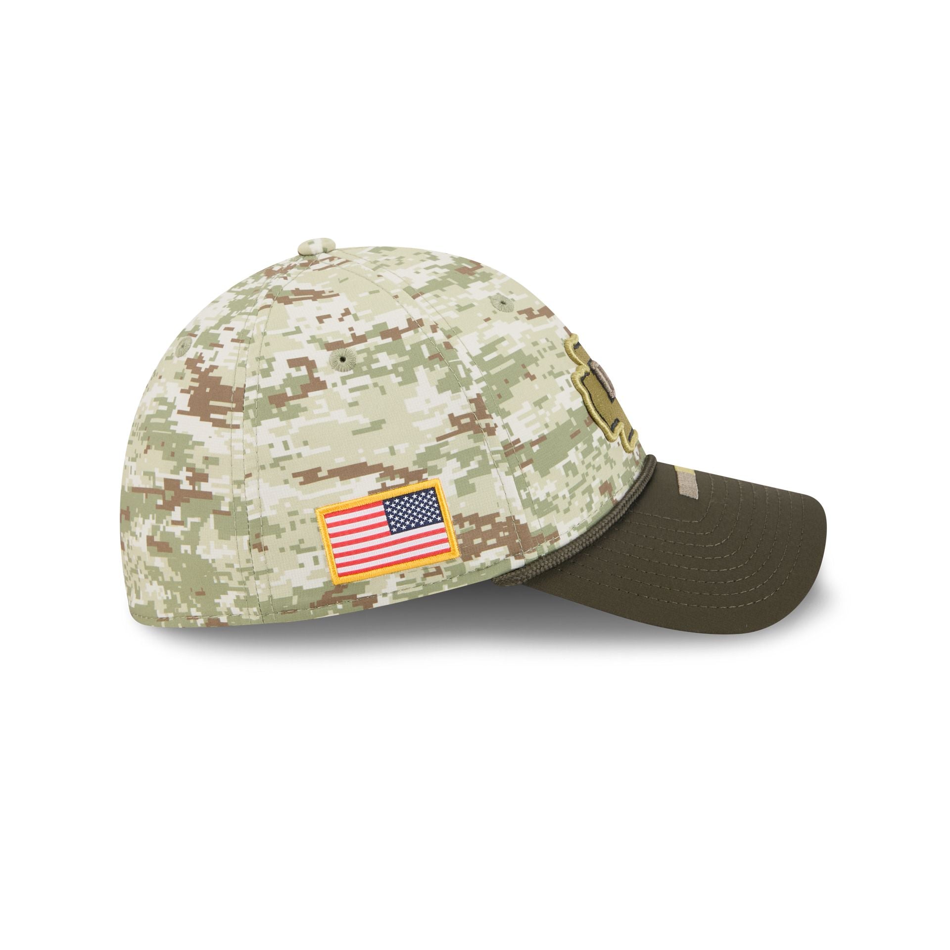 Kansas City Chiefs 2025 Salute to Service Digi Camo 39THIRTY Stretch Fit Hat