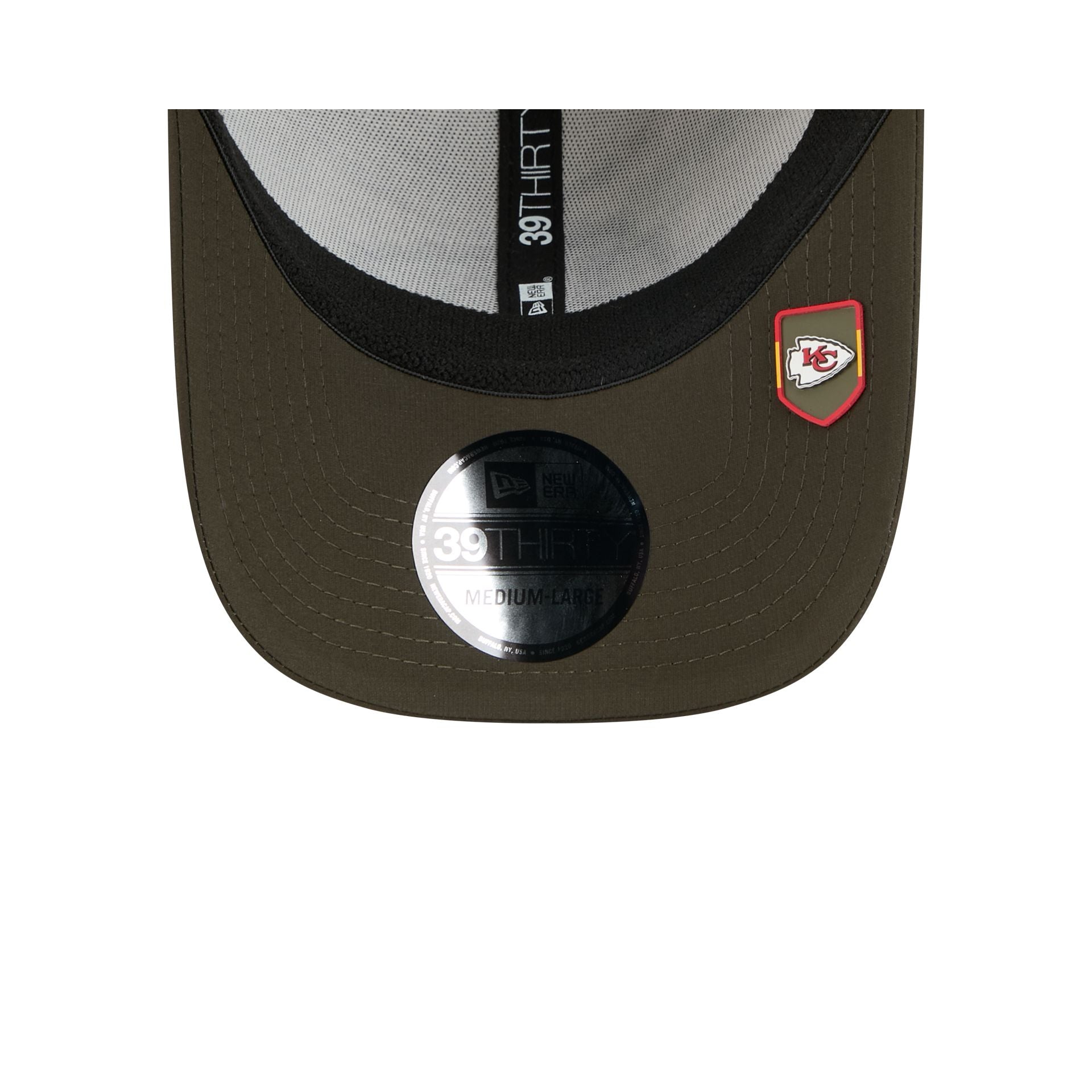 Kansas City Chiefs 2025 Salute to Service Digi Camo 39THIRTY Stretch Fit Hat