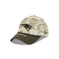 New England Patriots 2025 Salute to Service Digi Camo 39THIRTY Stretch Fit Hat