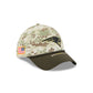 New England Patriots 2025 Salute to Service Digi Camo 39THIRTY Stretch Fit Hat