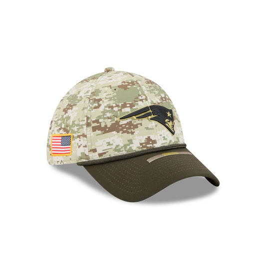 New England Patriots 2025 Salute to Service Digi Camo 39THIRTY Stretch Fit Hat - New Era Cap