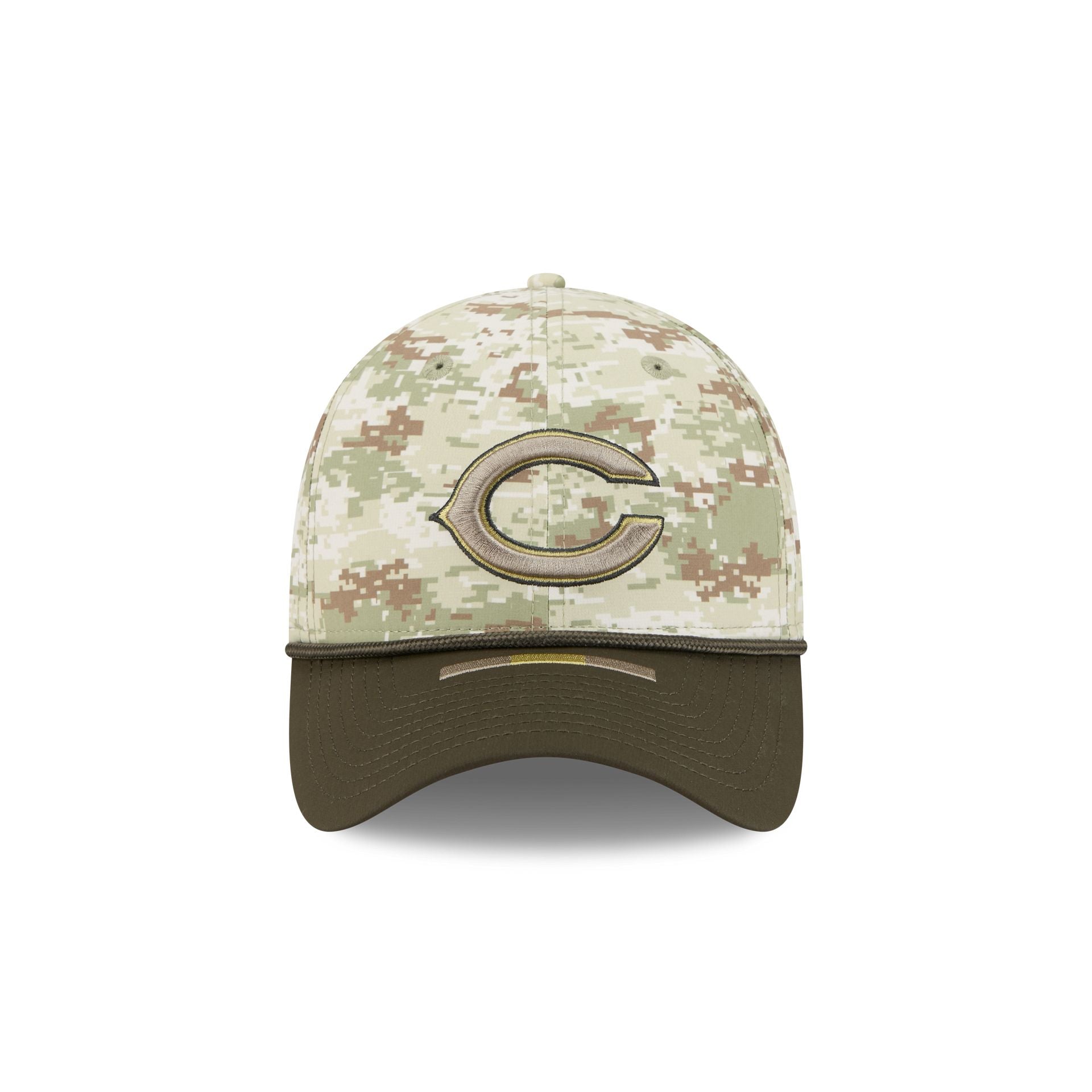 Chicago Bears 2025 Salute to Service Digi Camo 39THIRTY Stretch Fit Hat