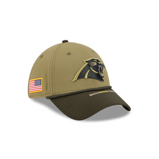 Carolina Panthers 2025 Salute to Service 39THIRTY Stretch Fit Hat - New Era Cap
