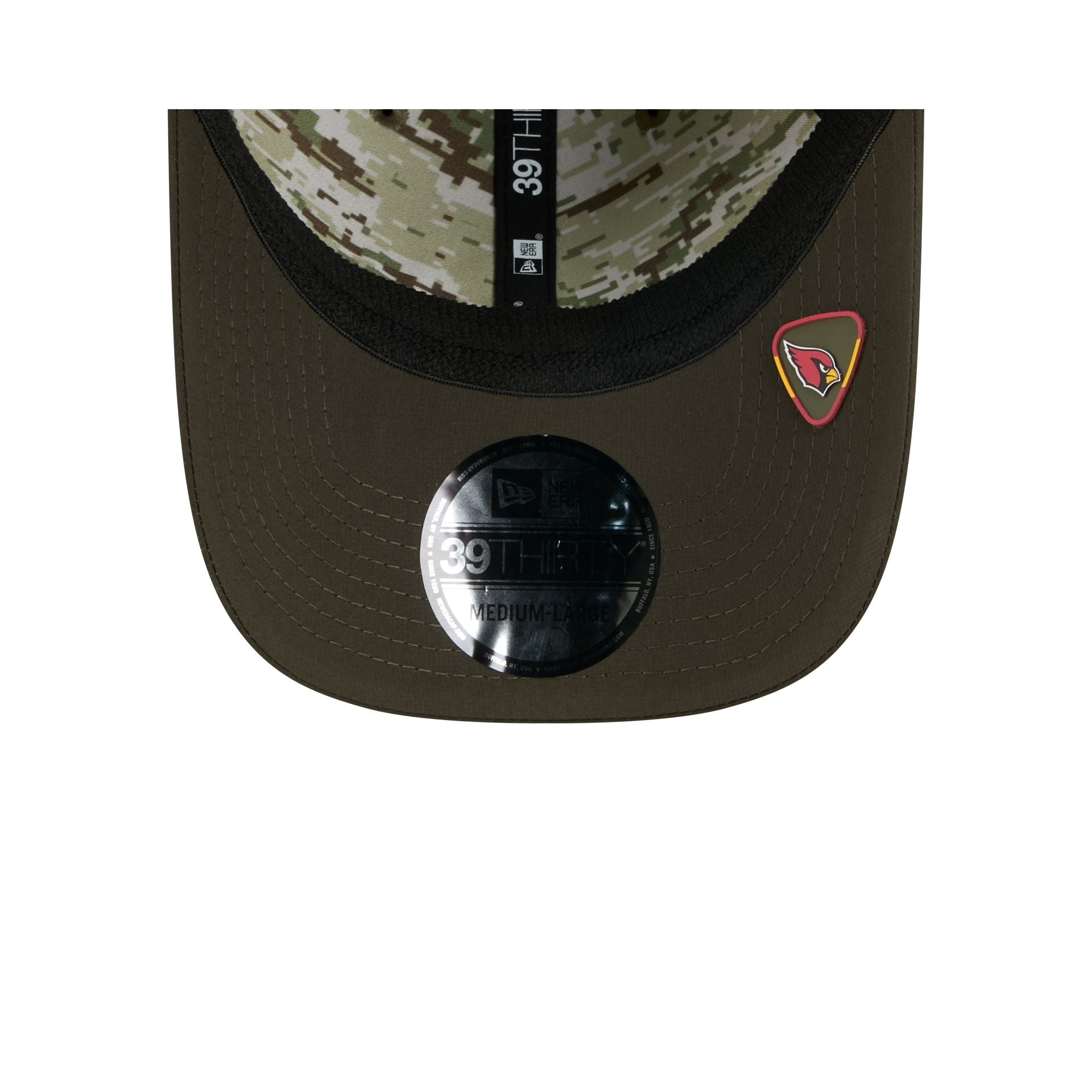 Arizona Cardinals 2025 Salute to Service 39THIRTY Stretch Fit Hat