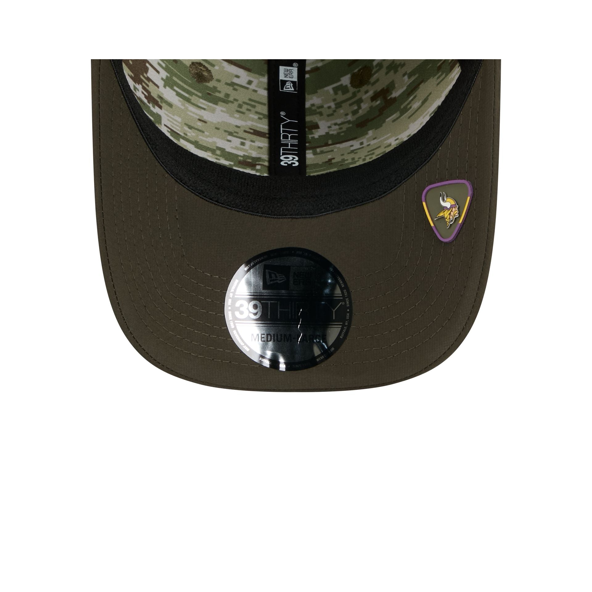 Minnesota Vikings 2025 Salute to Service 39THIRTY Stretch Fit Hat