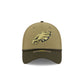 Philadelphia Eagles 2025 Salute to Service 39THIRTY Stretch Fit Hat