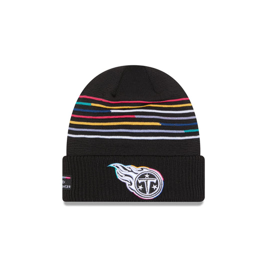 Tennessee Titans 2025 Crucial Catch Cuff Knit Hat - New Era Cap