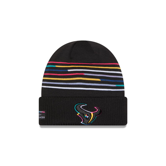 Houston Texans 2025 Crucial Catch Cuff Knit Hat - New Era Cap