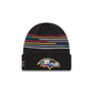 Baltimore Ravens 2025 Crucial Catch Cuff Knit Hat