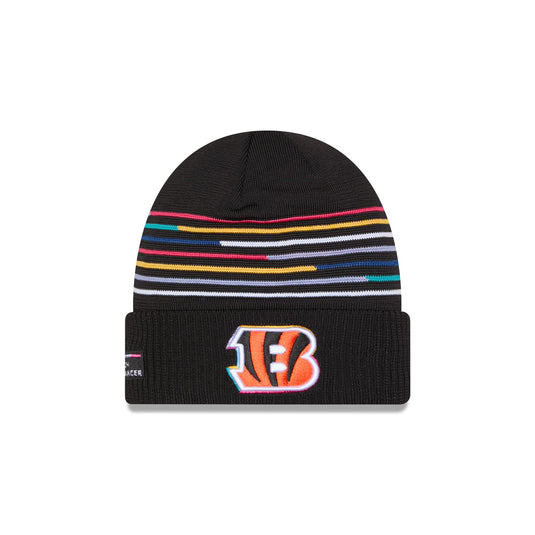 Cincinnati Bengals 2025 Crucial Catch Cuff Knit Hat - New Era Cap