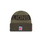 Detroit Lions 2025 Salute to Service Cuff Knit Hat