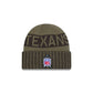 Houston Texans 2025 Salute to Service Cuff Knit Hat