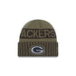 Green Bay Packers 2025 Salute to Service Cuff Knit Hat