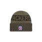 Green Bay Packers 2025 Salute to Service Cuff Knit Hat