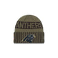 Carolina Panthers 2025 Salute to Service Cuff Knit Hat