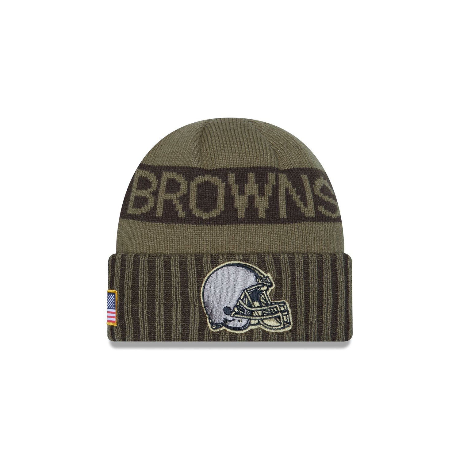 Cleveland Browns 2025 Salute to Service Cuff Knit Hat