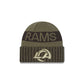 Los Angeles Rams 2025 Salute to Service Cuff Knit Hat