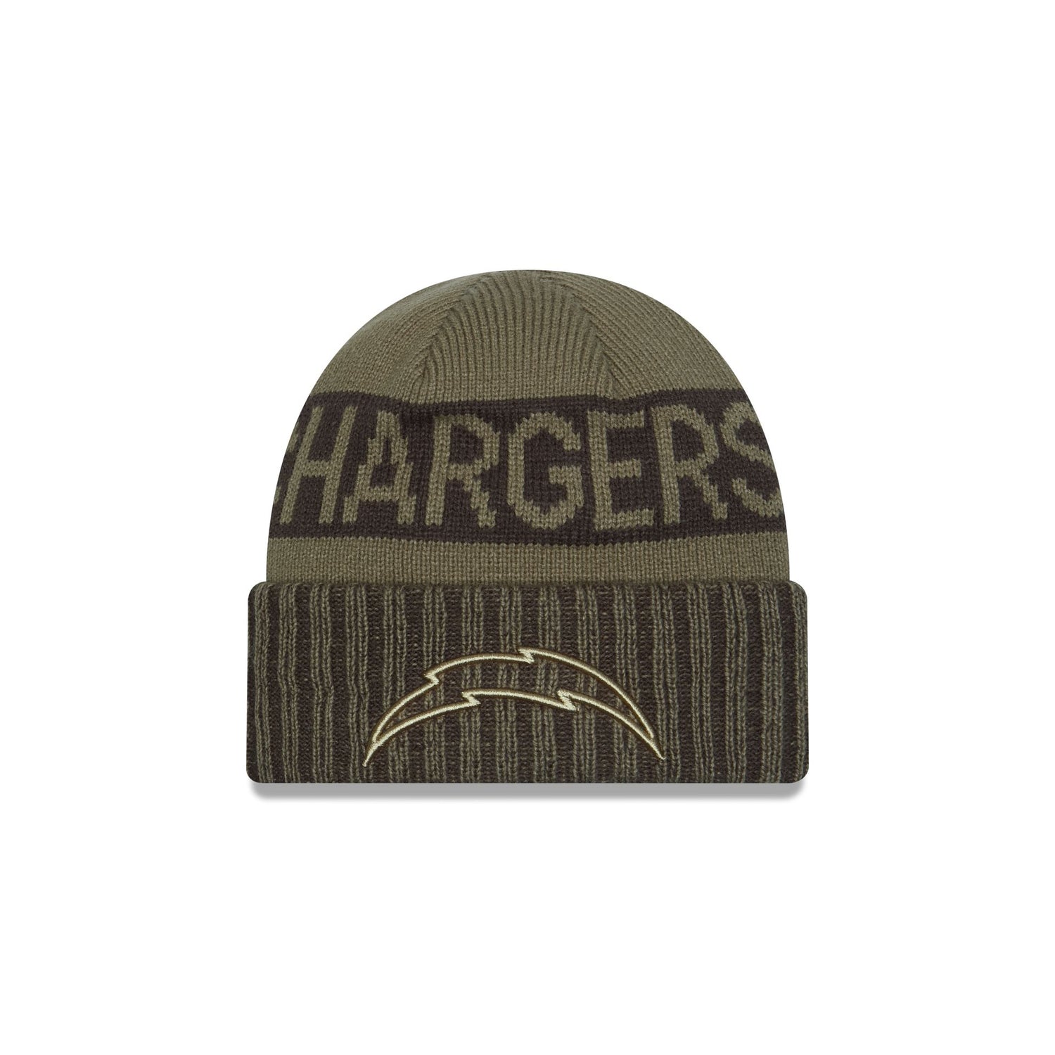 Los Angeles Chargers 2025 Salute to Service Cuff Knit Hat