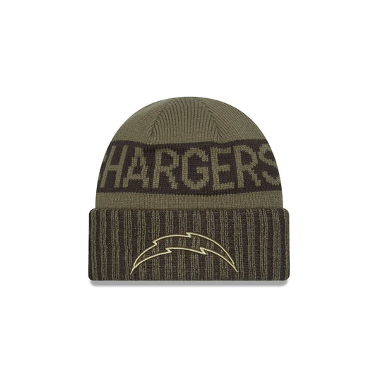 Los Angeles Chargers 2025 Salute to Service Cuff Knit Hat - New Era Cap