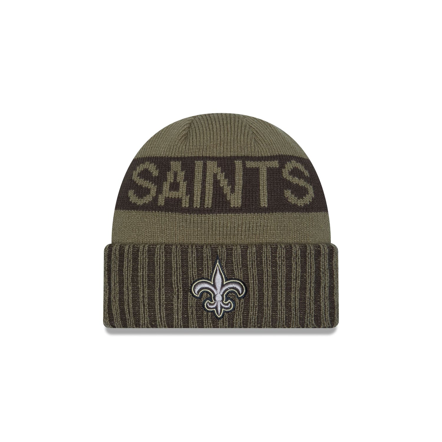 New Orleans Saints 2025 Salute to Service Cuff Knit Hat