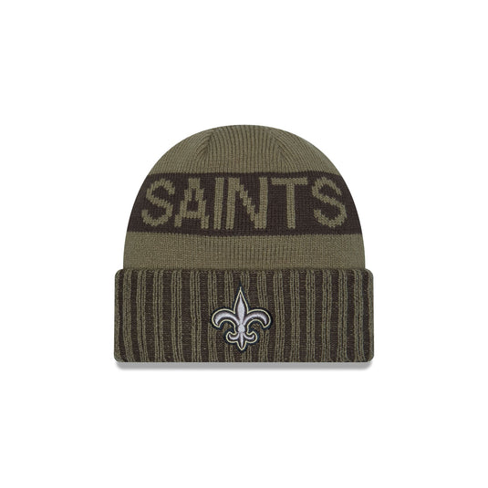 New Orleans Saints 2025 Salute to Service Cuff Knit Hat - New Era Cap
