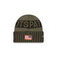 New England Patriots 2025 Salute to Service Cuff Knit Hat