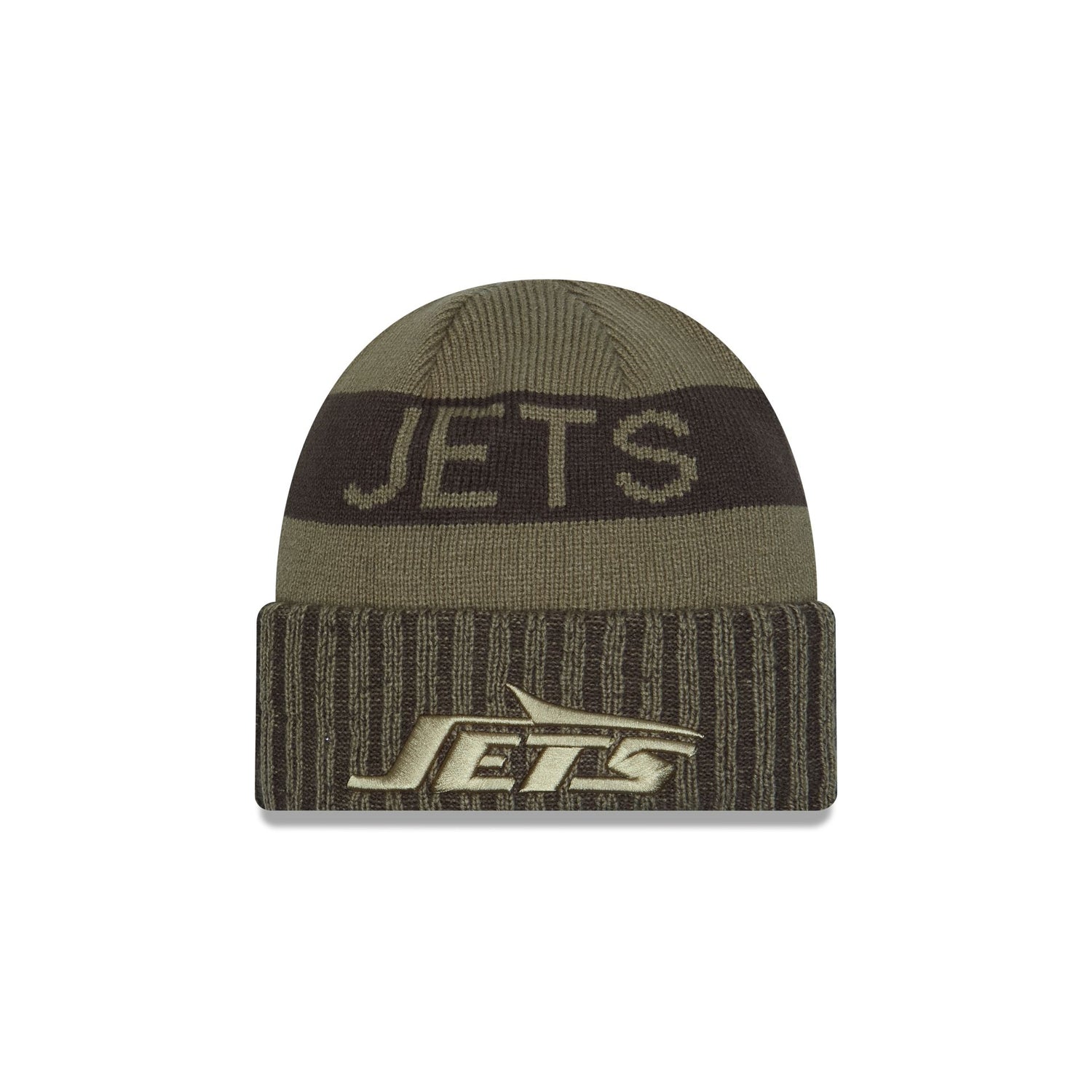 New York Jets 2025 Salute to Service Cuff Knit Hat